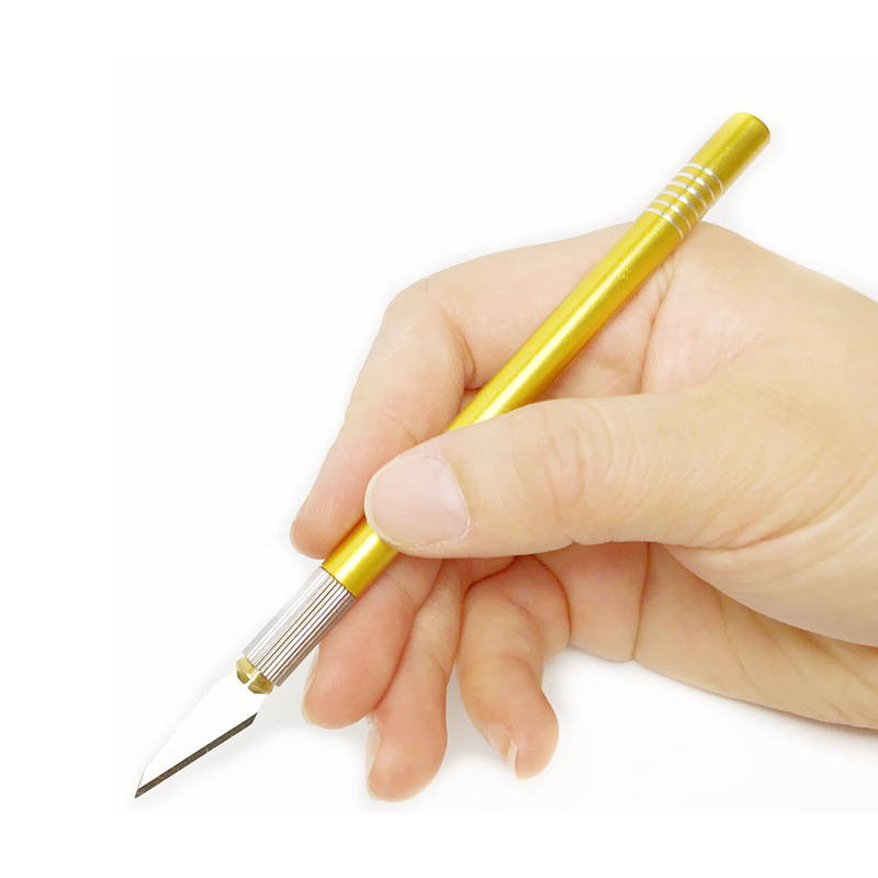 跨境木工雕刻刀14件套diy手工雕花金属笔刀美工刀9312裁纸刀刻刀