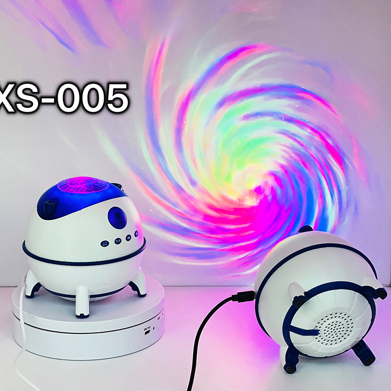 Popular Creative Home Desktop Bluetooth Audio Space Capsule Star Light Subwoofer Computer Speaker Gift Decoration