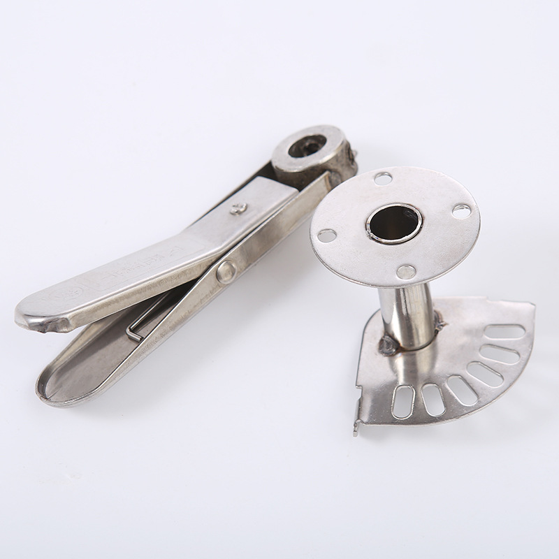 风阀底座镀锌风量调节手柄鸭嘴调节阀金属铁手动多叶执行开关