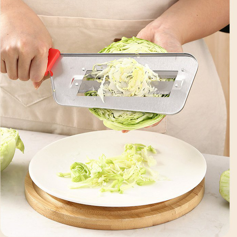 New Handheld Stainless Steel Double Blade Vegetable Cutting Peeler Strong Cabbage Dedicated Chipping Knife Kitchen Multi-Purpose Peeler