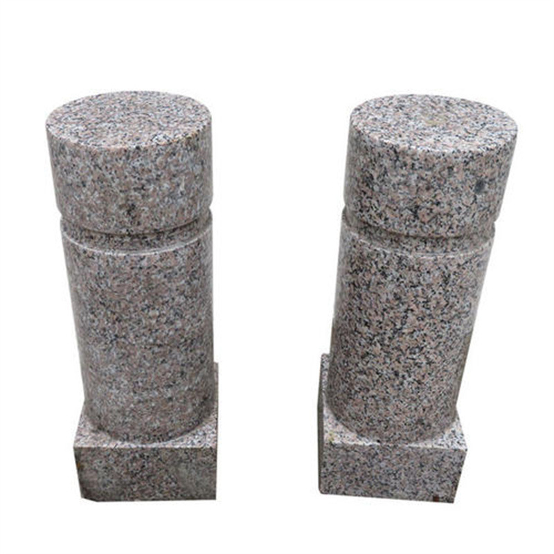 地铺挡车柱厂家 挡车柱五莲花 石材火烧面 挡车柱路边石 墙壁石