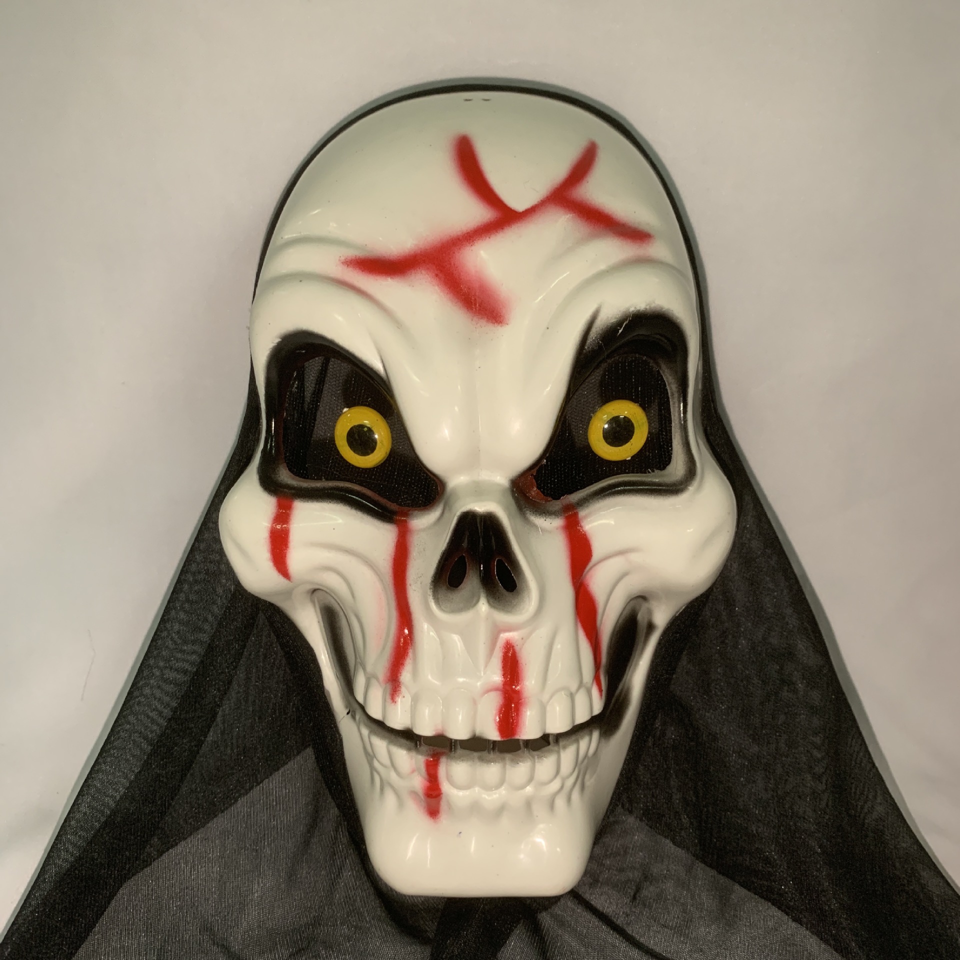 【新款多款面具合集】万圣节恐怖骷髅蜘蛛发光头套派对鬼屋面具