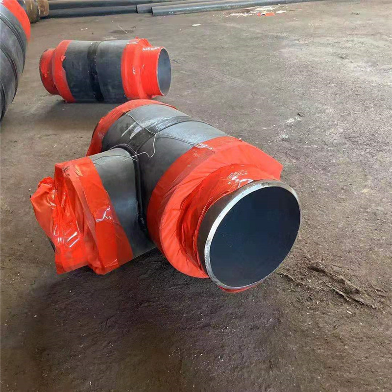 供热用保温排泥三通保温管道 聚乙烯保温管件 聚氨酯保温三通