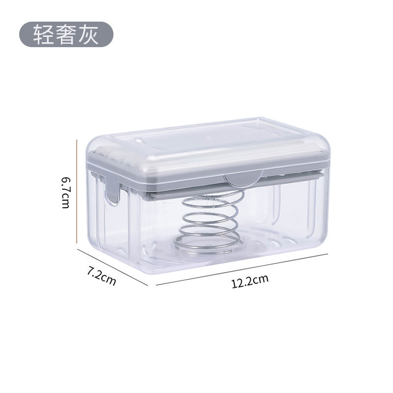 Tiktok Style Soap Box Light Luxury Soap Dish Hand Rub-Free Foaming Soap Box Household Storage Box Drain Box Drain Box