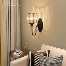 壁灯床头灯卧室led现代简约北欧创意美式客厅过道灯宾馆墙壁灯具