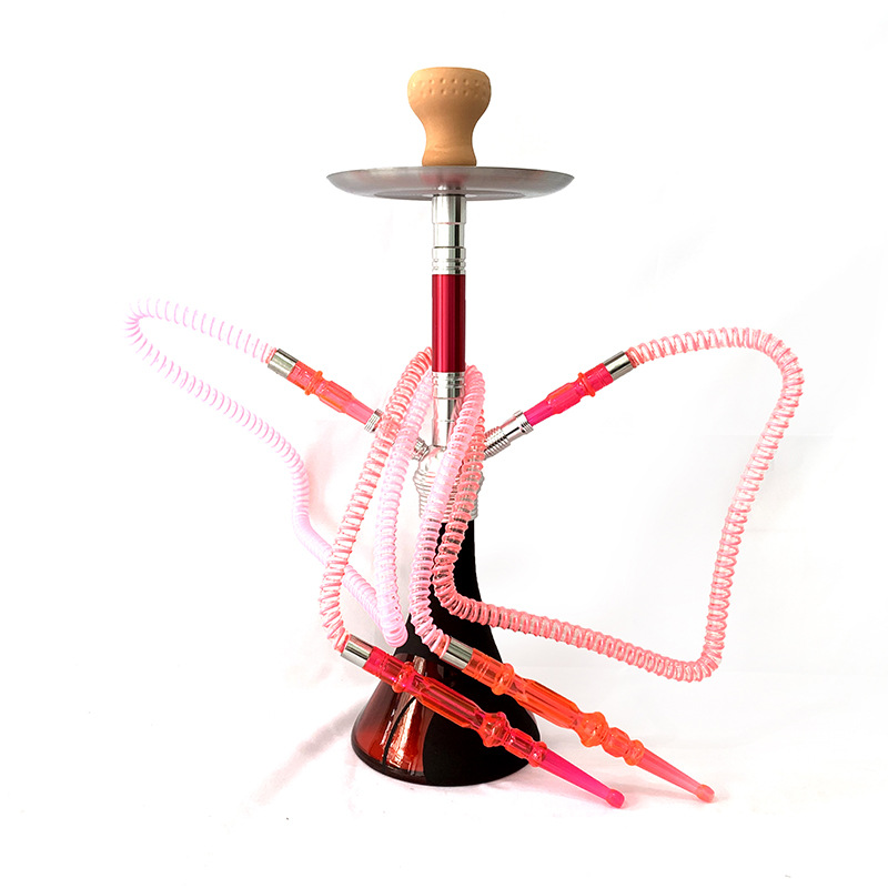 壶卡 hookah水烟 便携阿拉伯玻璃双管水烟 全套个性创意烟具