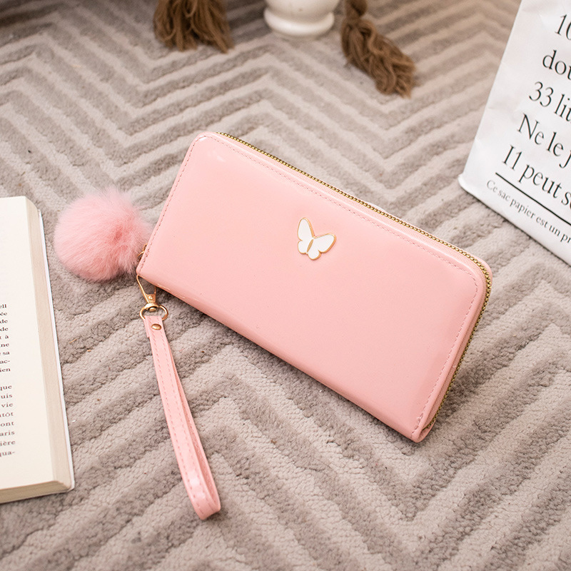 Mirror Long Wallet 2023new Purses Textured Women's Bag E-Commerce One Piece Dropshipping Korean Style Fashion Card Holder