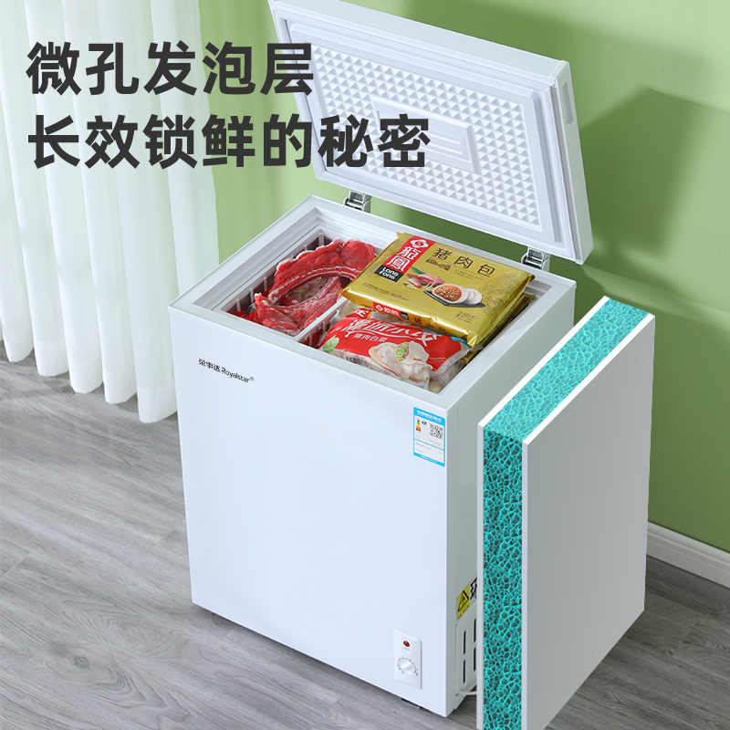 荣事达小冰柜节能家用小型迷你冷柜全冷冻冷藏大容量无霜1348