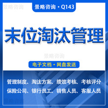 管理制度末位员工淘汰客服绩效考核保险公司银行方案销售流程图