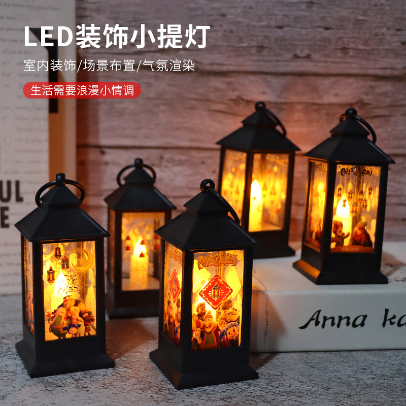 Cross-Border Hot Selling New LED Lighting Chain Candle Small Lantern Festival Wedding Dress Crafts Ornaments