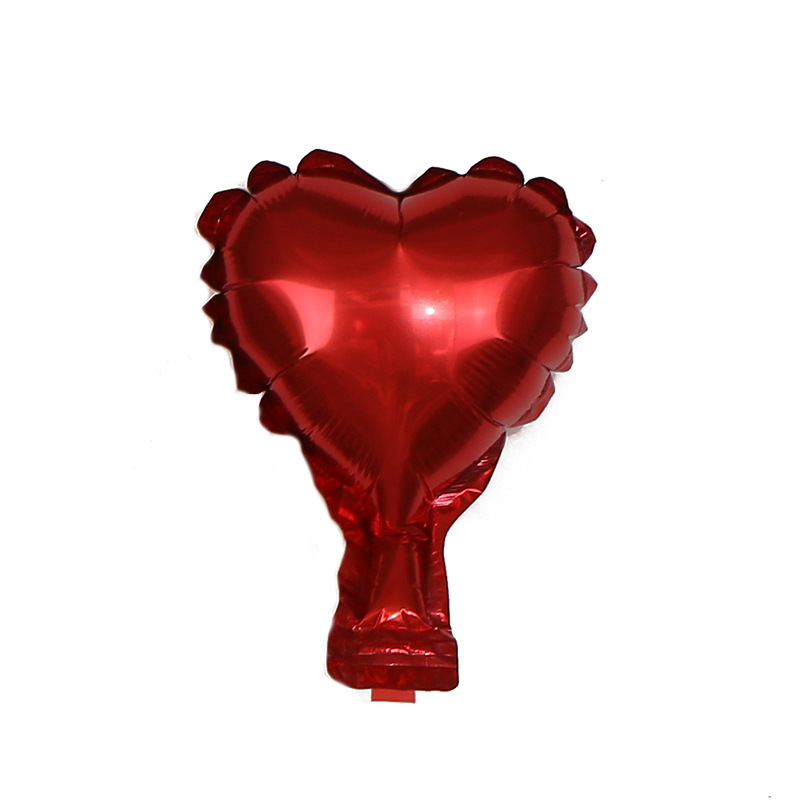 Heart-Shaped Aluminum Foil Balloon Love Aluminum Film Balloon Birthday Party Wedding Room Decoration Wedding Supplies Advertising Balloon Printing