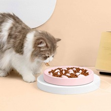 猫狗慢食碗宠物碗狗盆健康防噎饭猫碗布偶缓食碗狗碗宠物用品跨境