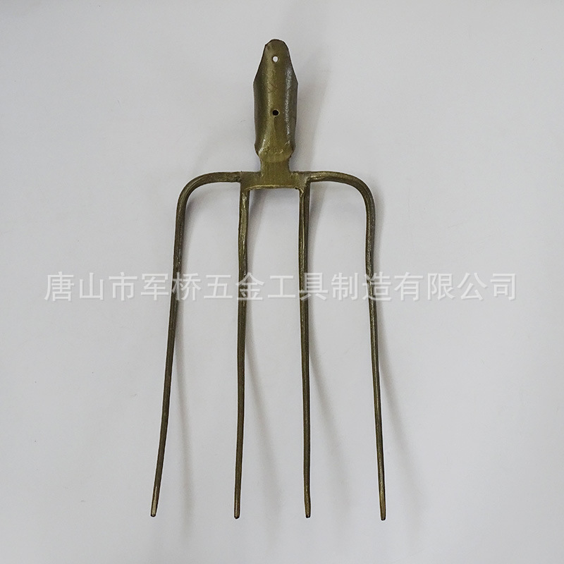 factory wholesale agricultural fork outdoor farm tools grass forks rail steel roller wrought iron fork