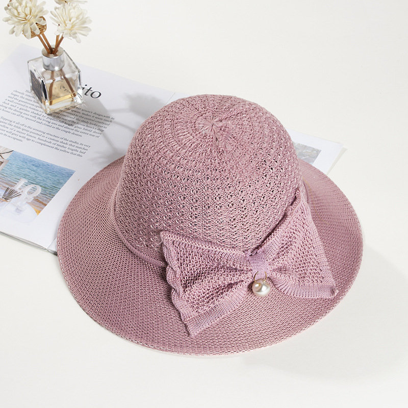 Fisherman Hat Women's Face Cover Sun Protection Summer Big Brim Thin Straw Hat Breathable Sun Hat Sun Hat Korean Style Basin Hat