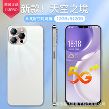 全新款i13 pro 6.8寸刘海大屏12+512G全网通5G低价智能手机批发