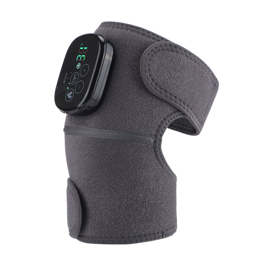 跨境新款EMS智能加热按摩护膝护肩护肘 保暖老寒腿触屏控制器私模