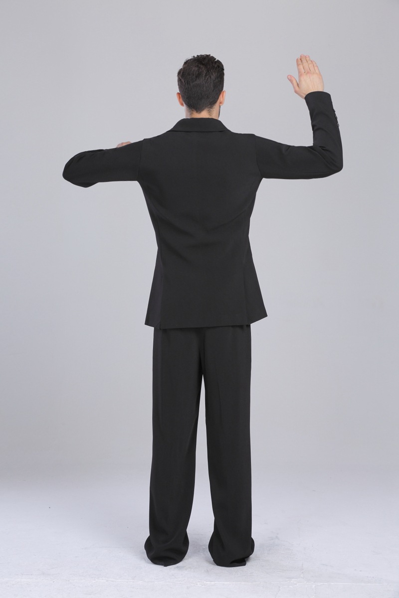 丹凯秋季男士国标摩登舞上衣交谊舞华尔兹舞蹈西服国标舞西装