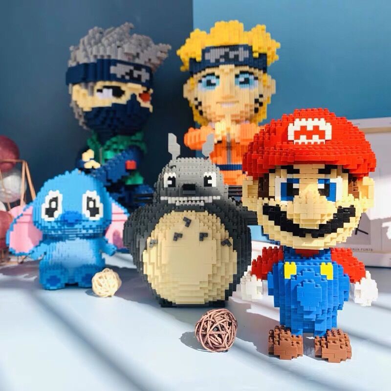 儿童益智拼插玩具串联钻石小颗粒微积木成人立体拼图兼容乐高批发