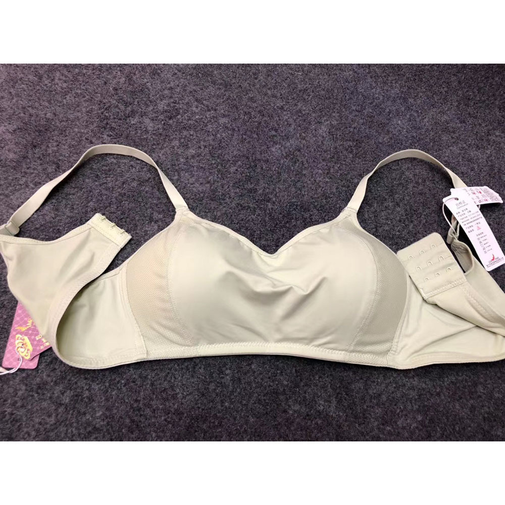 宜岱梦635光面无钢圈薄款ab杯抹胸防走光女内衣文胸罩透气