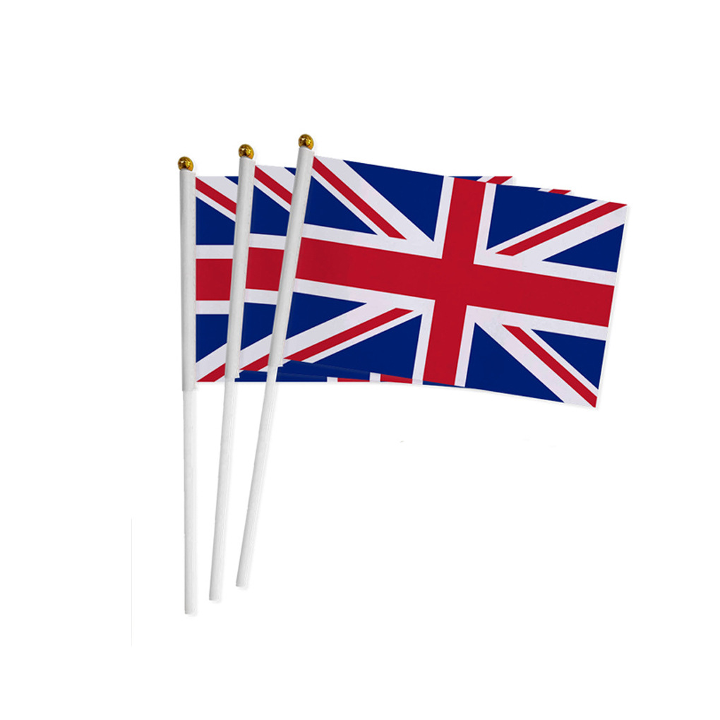 英国女王70周年手摇旗伊丽莎白二世elizabeth ii 14*21cm