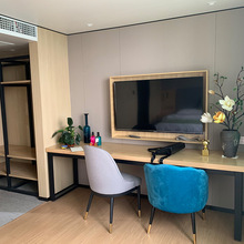 简约现代酒店家具客房定制 复合多层板床头柜桌子 标准间床箱家居