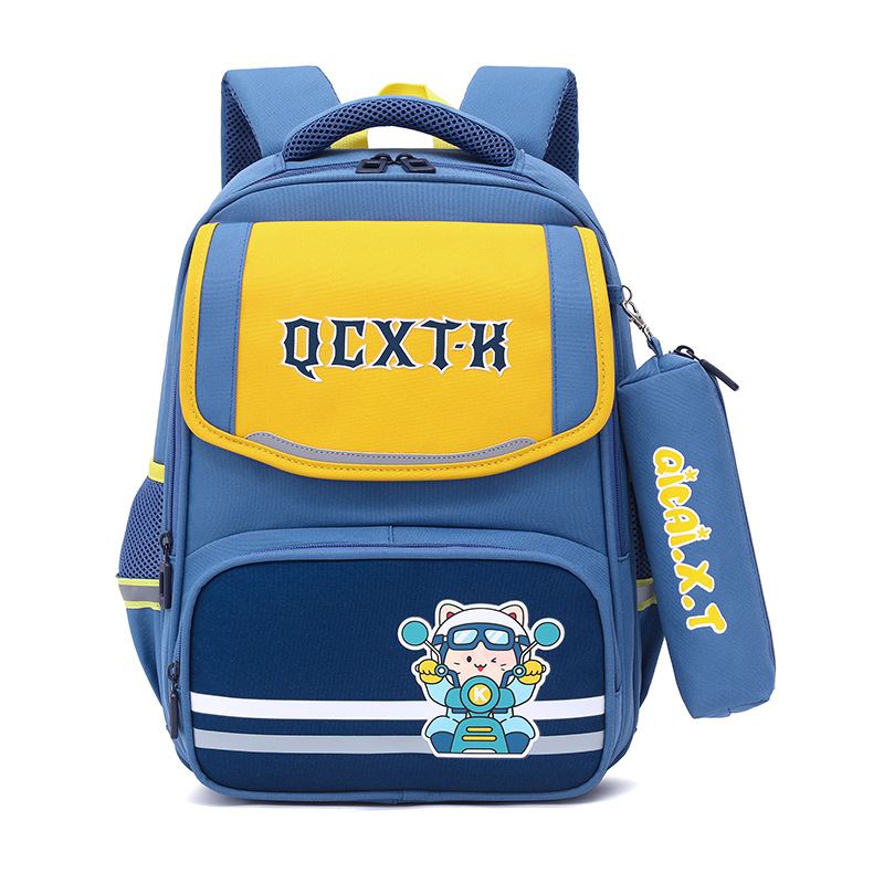 New Girl Student Schoolbag Primary School Girl Cartoon Burden-Free Spine-Protective Backpack Primary School Student Schoolbag Backpack Wholesale