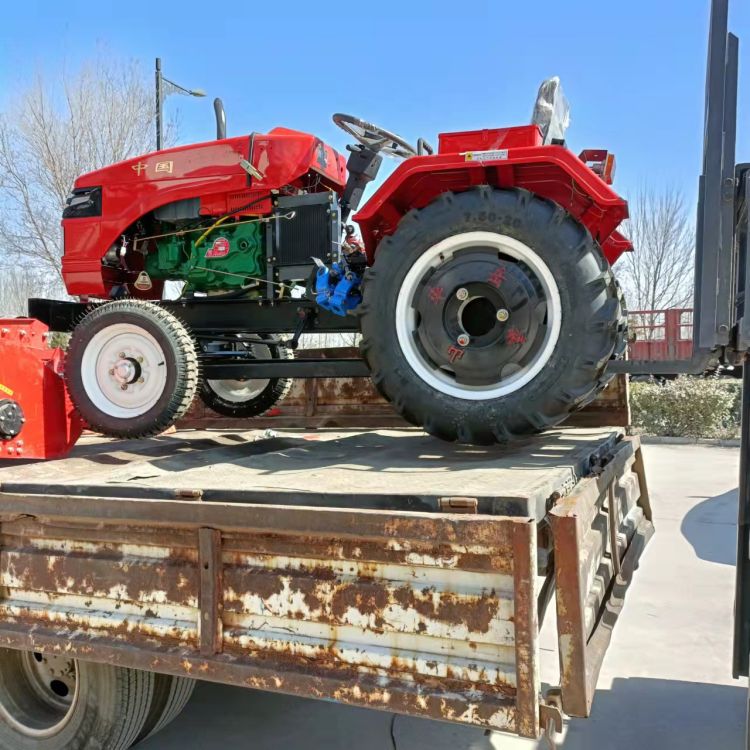 水田旱地农用四驱704 大棚王低矮型拖拉机旋耕犁地播种四轮打田机