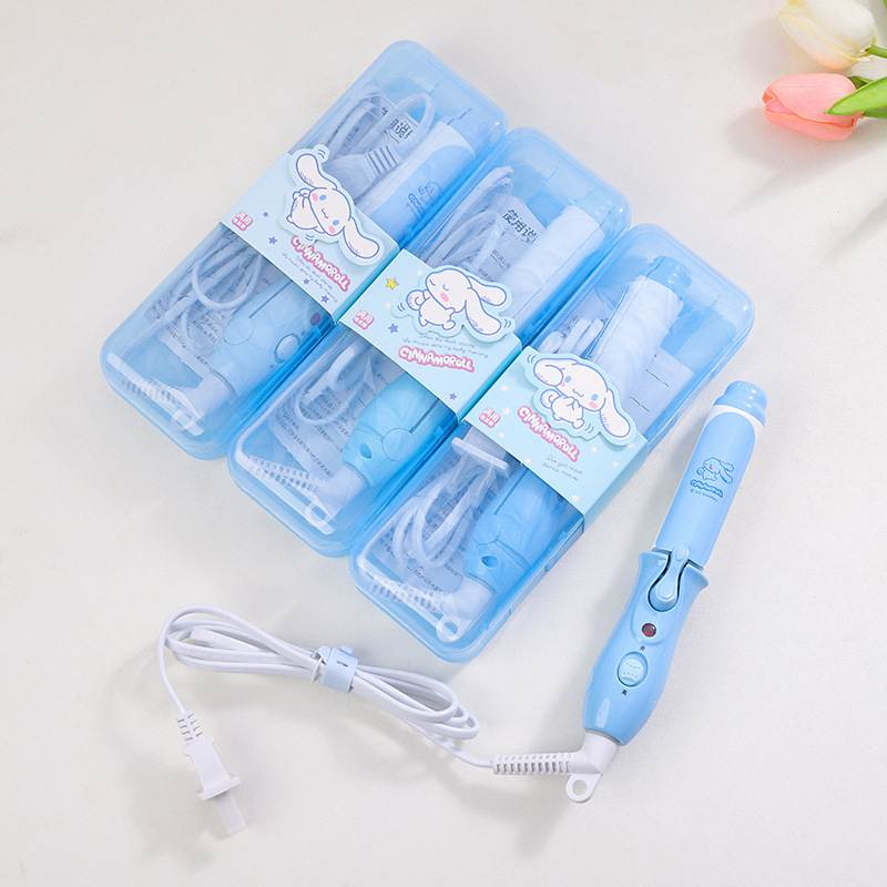 Officially Authorized Sanrio Series Happy Memories Dual-Purpose Hair Curling Iron Hair Curler and Straightener Dual-Use Dual-Purpose Hair Curling Iron Hair Curler Small Power Splint Female