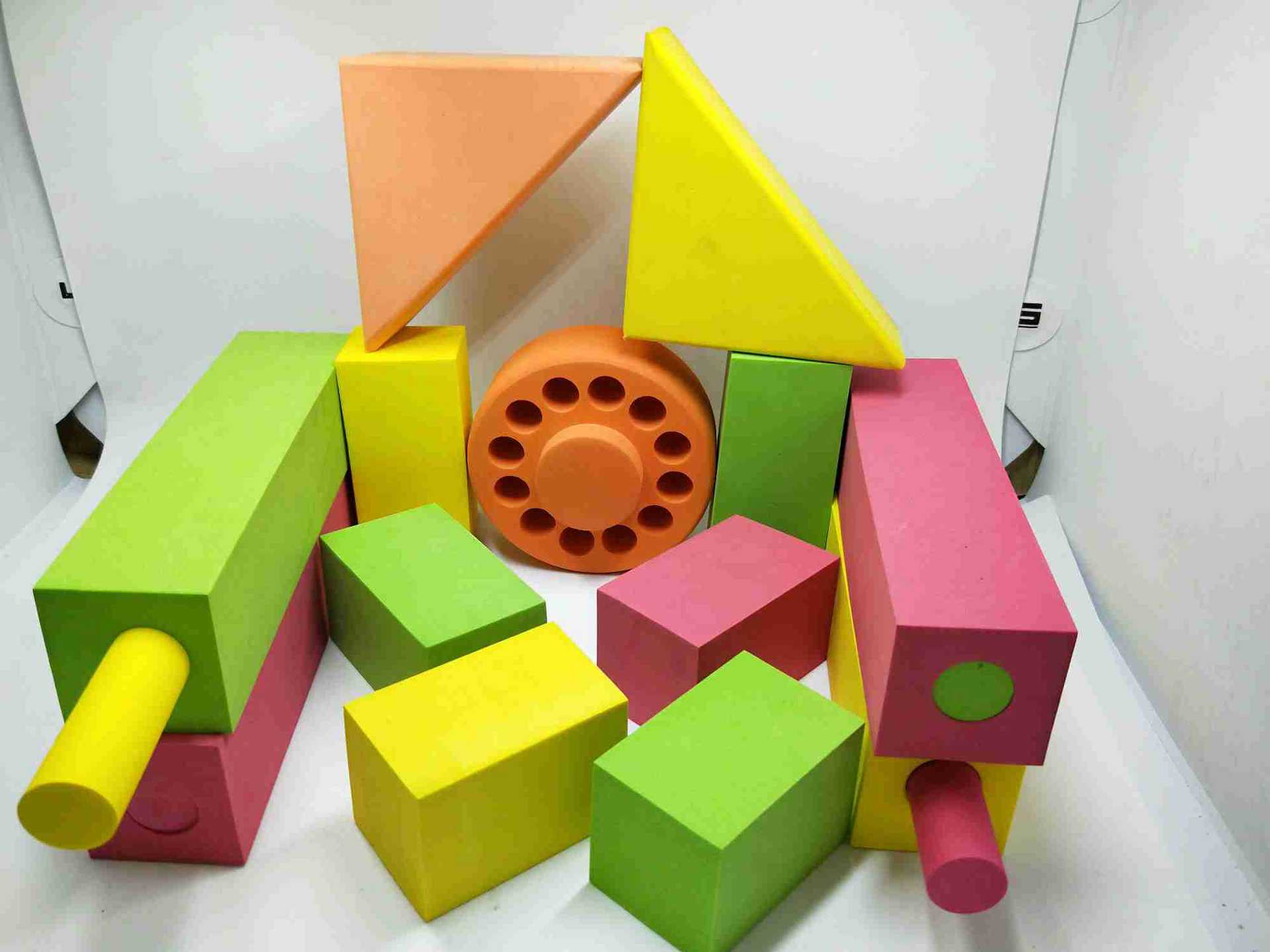 拼接eva积木迷你海绵小颗粒小号彩色正品磁性磁吸软玩具