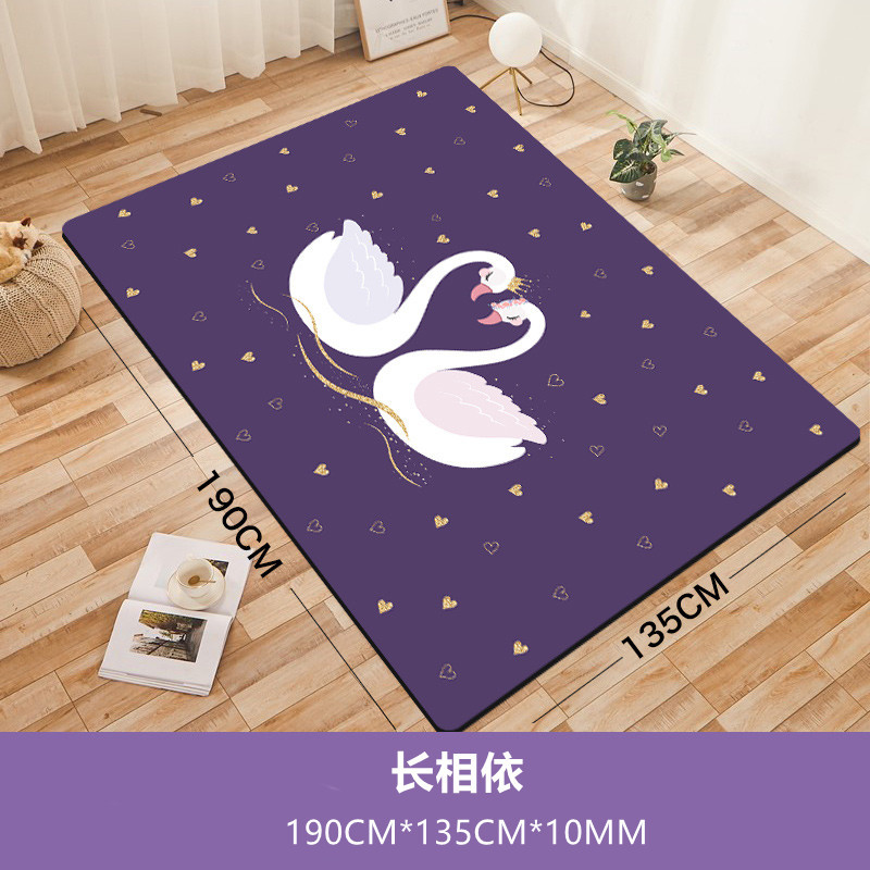 Widen and Thicken Printing Double Yoga Mat Soundproof Non-Slip Children's Crawling Mat Large Size in Stock Fitness Mats