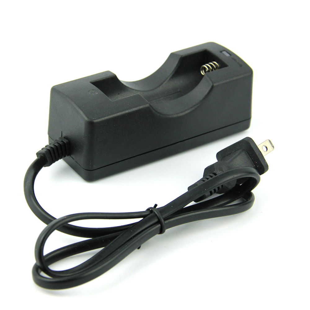 18650 Charger Power Torch 3.7V Charger Single Charger with Line Lithium Battery Charger Wholesale