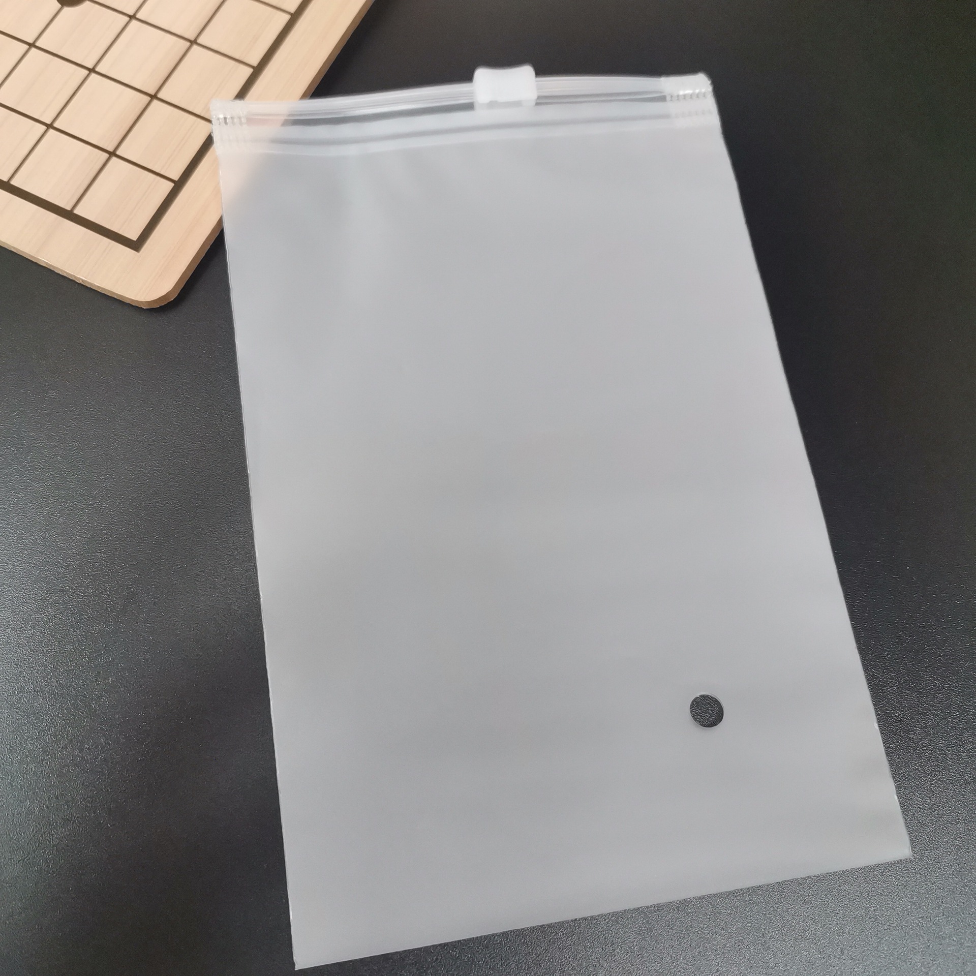 订货cpe警告语拉链袋服饰拉链包装袋透明pe磨砂自封袋警告语袋