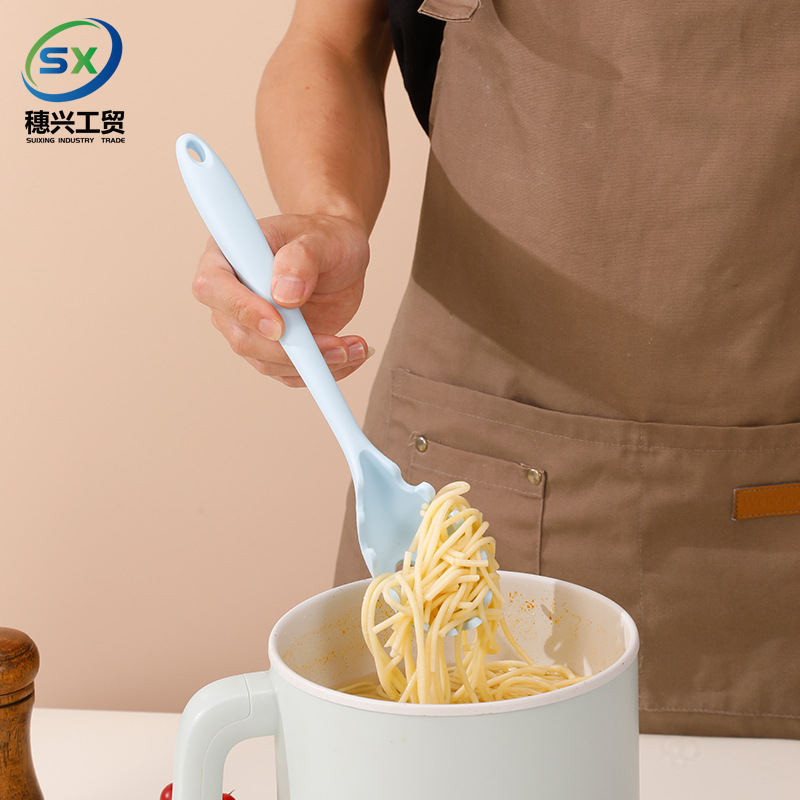 Integrated All-Inclusive Silicone Powder Claw Household Kitchenware Non-Slip Spaghetti Pasta Claw Kitchen Noodles Strainer Tools