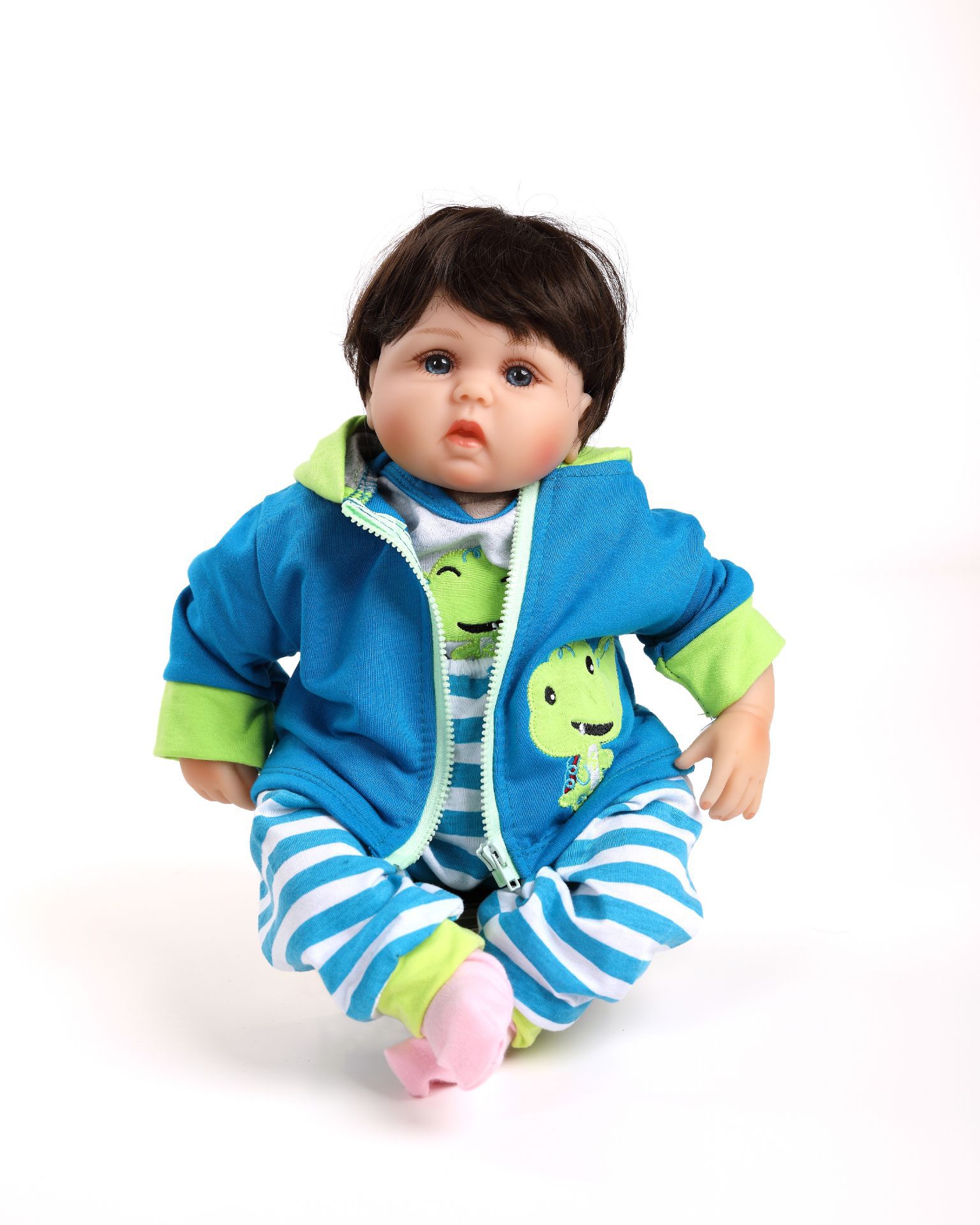 外贸货源18寸硅胶重生娃娃仿真婴儿ebay热销洋娃娃宝宝早教玩具
