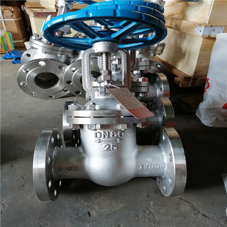 cf8m不锈钢316法兰闸阀 z41w-64r z41w-64rl 楔式不锈钢蒸汽闸阀