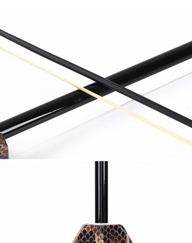 色木二胡 圆杆脊背皮二胡 初学入门级二胡 厂家供应 一件代发