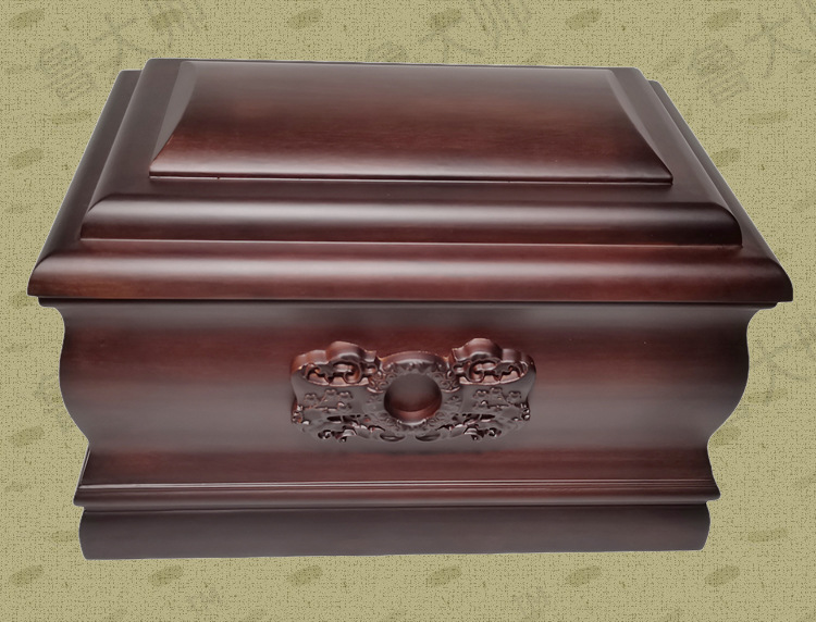 大富豪简约大气光面骨灰盒中号34厘米大号38cm规格厂家批发骨灰盒
