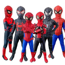 万圣节儿童英雄紧身衣毒液迈尔斯衣服服装蜘蛛侠