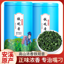 安溪铁观音茶叶正宗福建浓香新茶铁罐装清香型一级花香乌龙茶250g