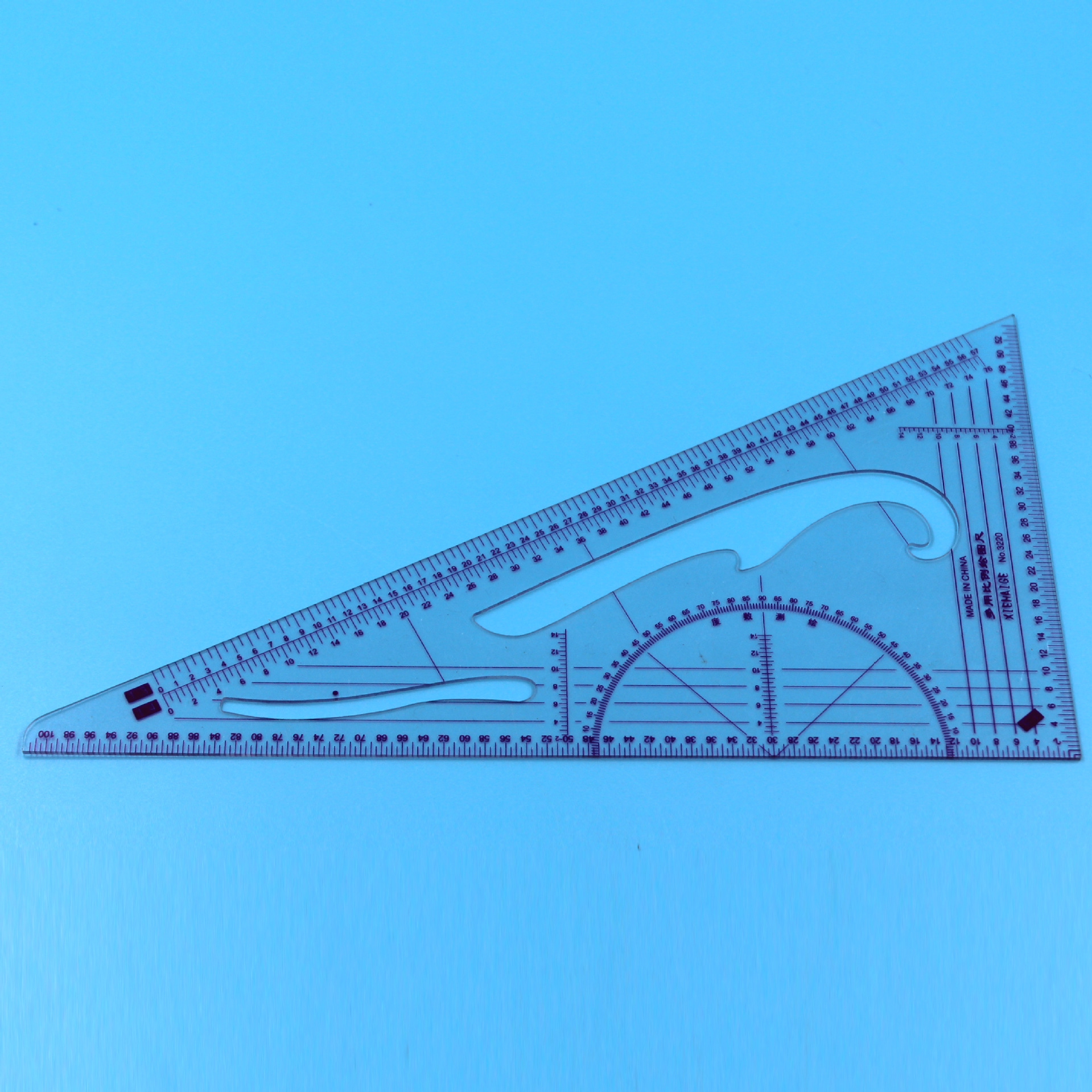 三角比例尺服装制版比例尺三角尺 3220尺三角尺服装打版尺放码尺