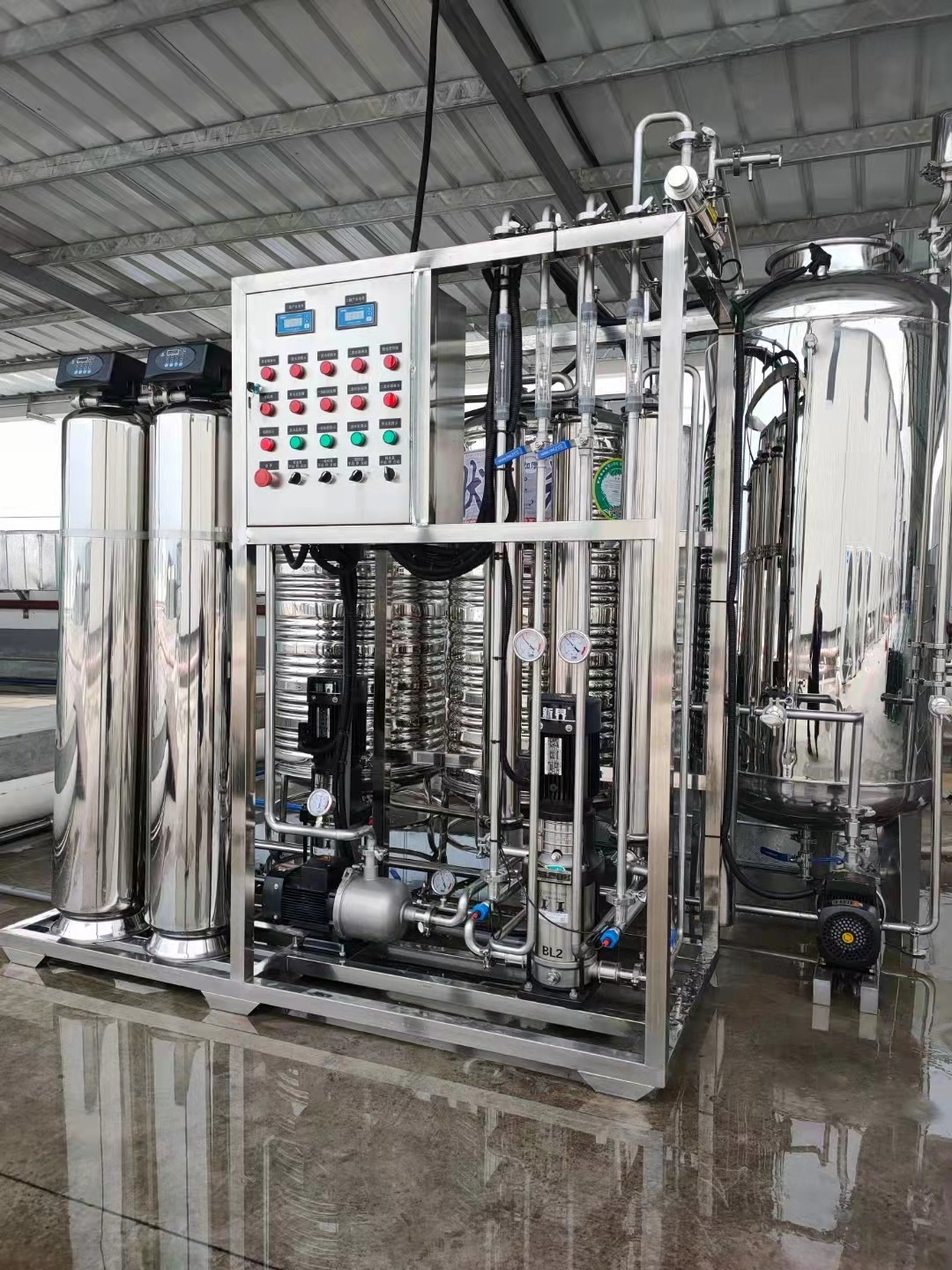5吨-10吨大型工业净水设备软水机反渗透设备水处理设备