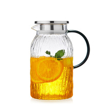 JW玻璃水壶耐高温冷水壶家用大容量白开水凉水壶水杯套装煮水泡茶