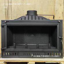 Y壁炉真火家用燃木柴火炉嵌入式简约镶嵌式别墅铸铁炉室内客厅