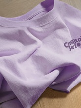 香芋紫t恤女正肩短袖2024新款夏季韩系学生宽松体恤半袖上衣