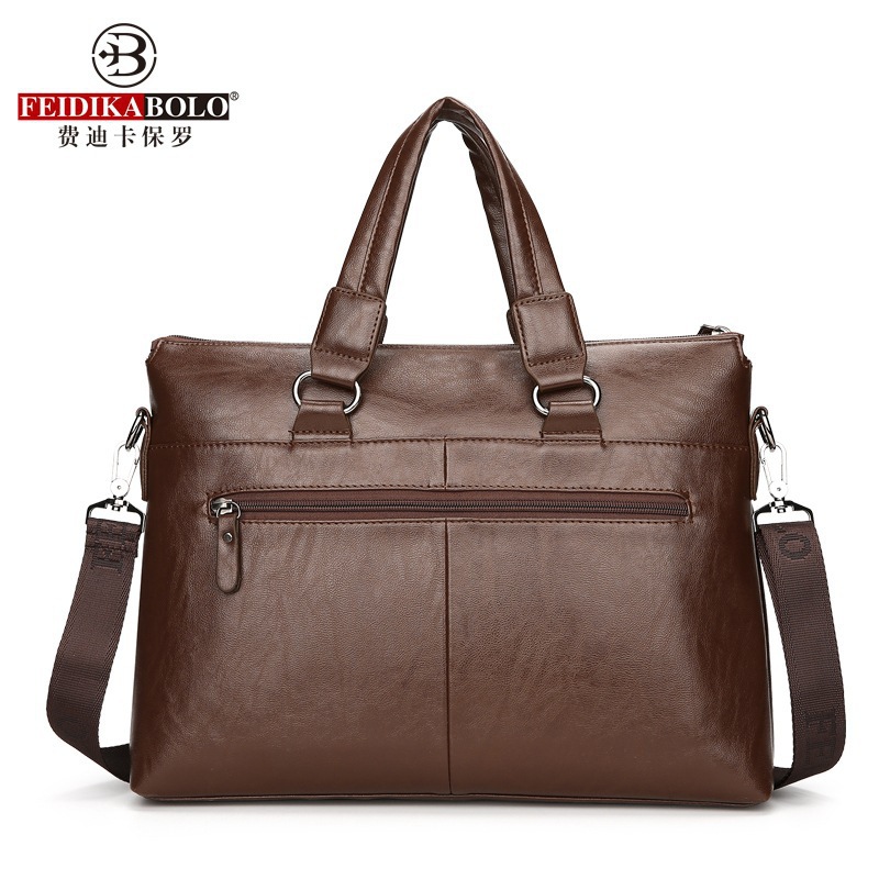 2022 New Men's Handbag Business Shoulder Messenger Bag Horizontal Leisure Briefcase One Piece Dropshipping Wholesale