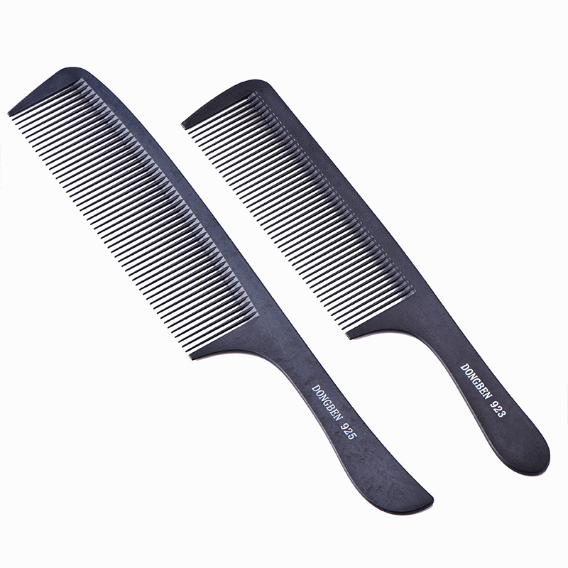 薄剪发梳发廊发型师专用理发男士梳子吃发平头碳钢男发推边苹果