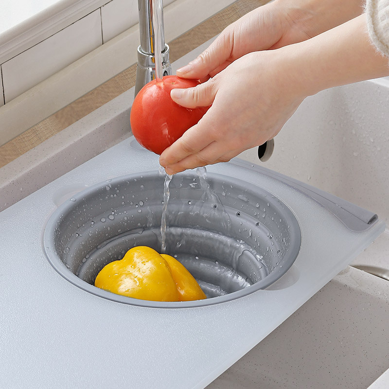 Household Retractable Multi-Function Sink Cutting Board