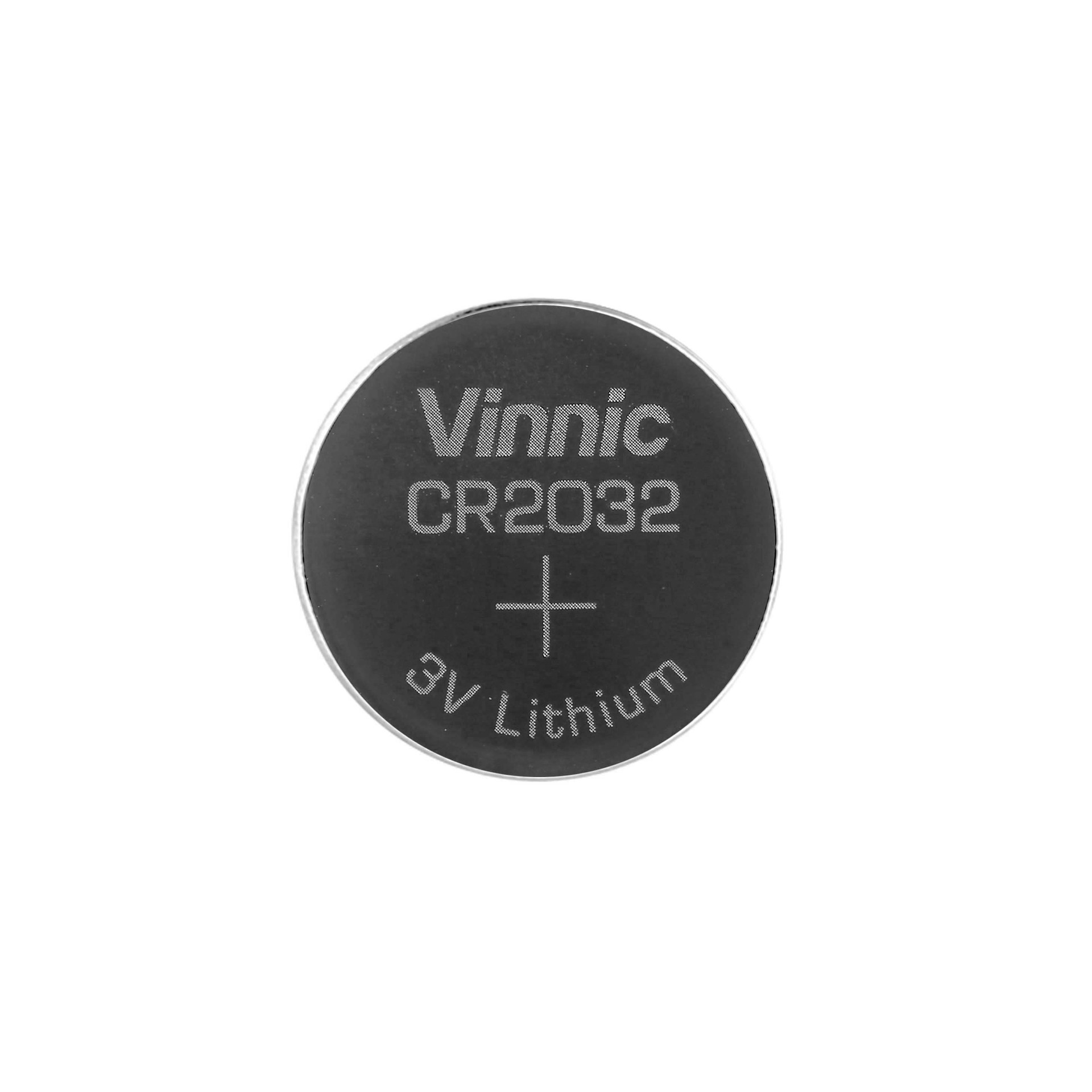 vinnic纽扣电池cr2032锂电子3v铁将军汽车钥匙遥控器血糖测试仪