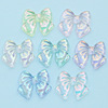transparent laser bow Acrylic butterfly diy Cream gel Mobile phone shell Jewelry children Hairdressing resin parts