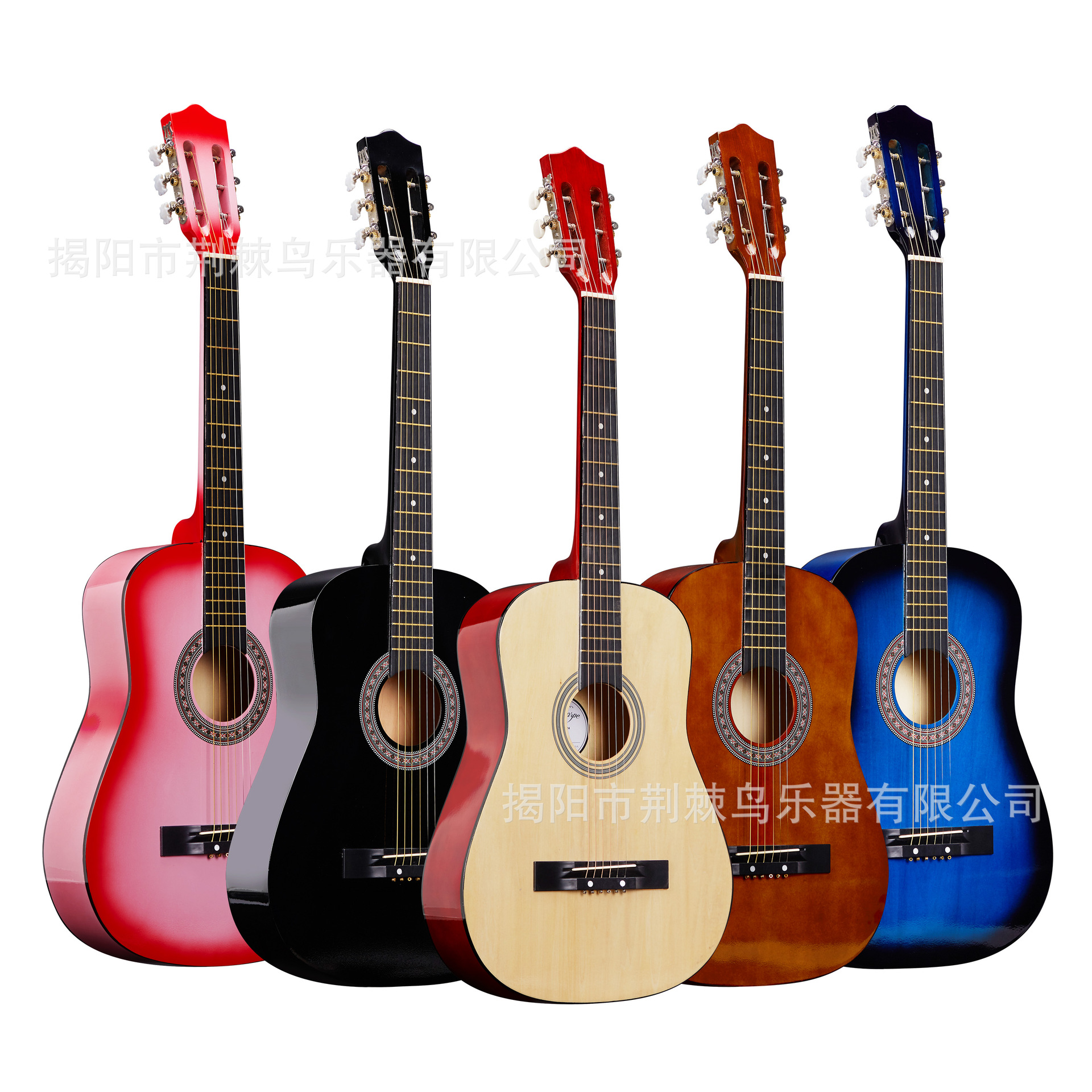 38寸古典吉他初学者学生吉他木吉他guitar民谣吉他厂家定制